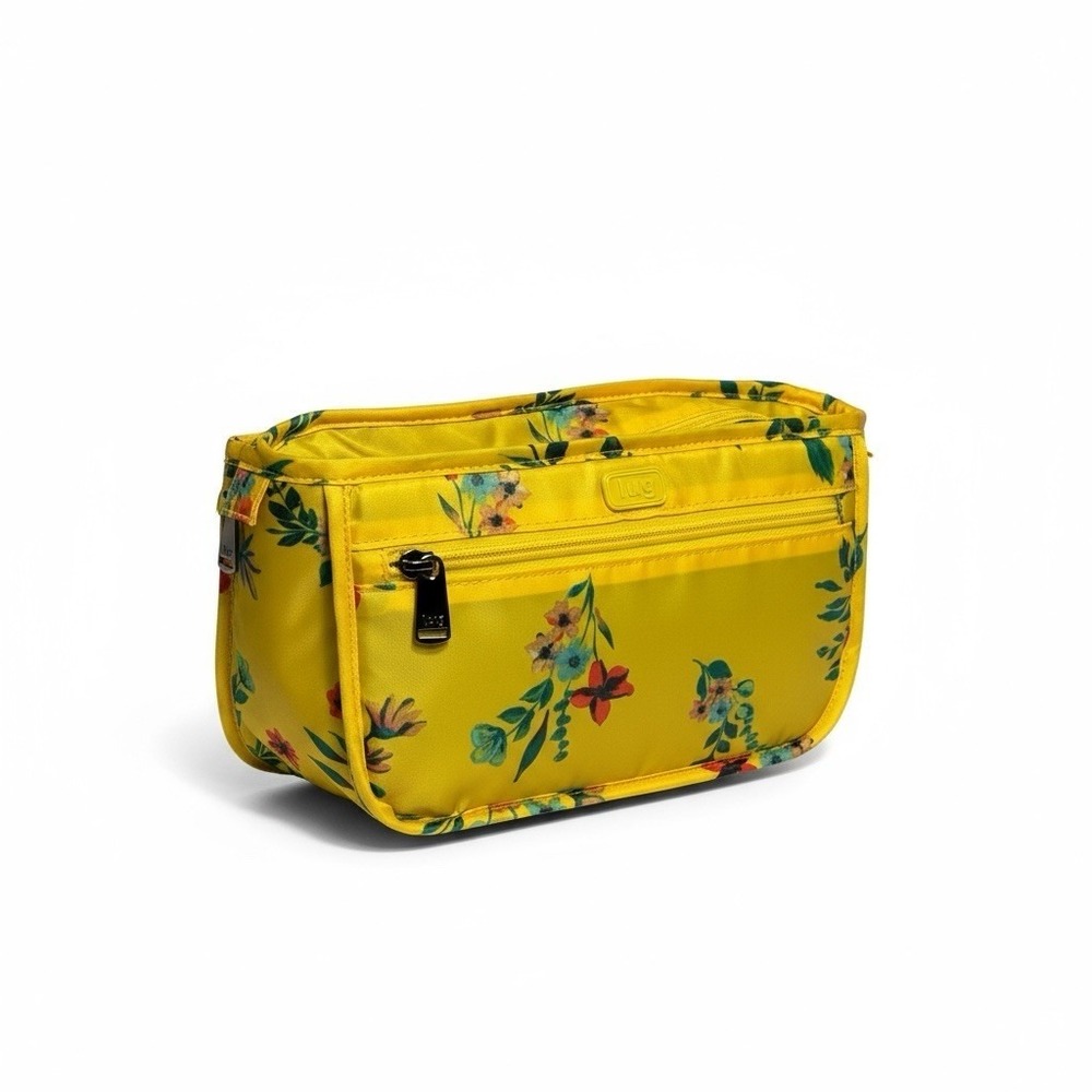 Lug Parasail Cosmetic Bag Case Flowers‎ Yellow
